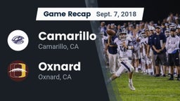 Recap: Camarillo  vs. Oxnard  2018