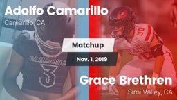 Matchup: Adolfo Camarillo vs. Grace Brethren  2019