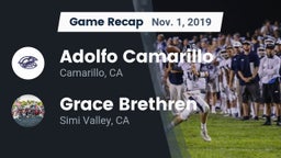 Recap: Adolfo Camarillo  vs. Grace Brethren  2019