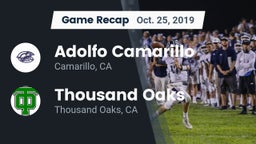Recap: Adolfo Camarillo  vs. Thousand Oaks  2019