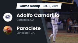 Recap: Adolfo Camarillo  vs. Paraclete  2021