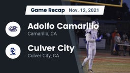 Recap: Adolfo Camarillo  vs. Culver City  2021