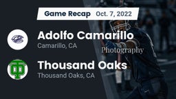 Recap: Adolfo Camarillo  vs. Thousand Oaks  2022