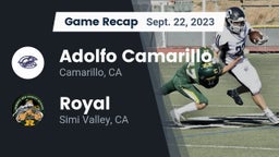 Recap: Adolfo Camarillo  vs. Royal  2023