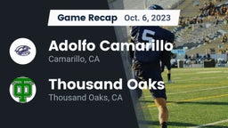 Recap: Adolfo Camarillo  vs. Thousand Oaks  2023