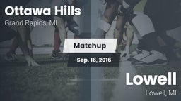 Matchup: Ottawa Hills vs. Lowell  2016