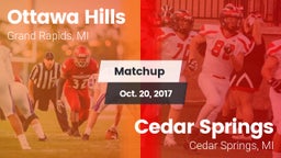 Matchup: Ottawa Hills vs. Cedar Springs  2017
