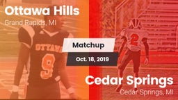 Matchup: Ottawa Hills vs. Cedar Springs  2019