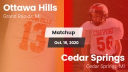Matchup: Ottawa Hills vs. Cedar Springs  2020