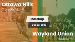 Matchup: Ottawa Hills vs. Wayland Union  2020
