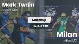 Matchup: Mark Twain High vs. Milan  2019