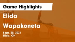 Elida  vs Wapakoneta  Game Highlights - Sept. 30, 2021