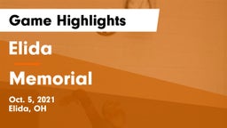 Elida  vs Memorial  Game Highlights - Oct. 5, 2021