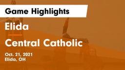 Elida  vs Central Catholic  Game Highlights - Oct. 21, 2021