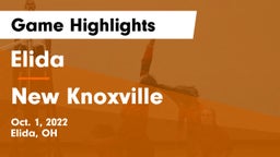 Elida  vs New Knoxville Game Highlights - Oct. 1, 2022