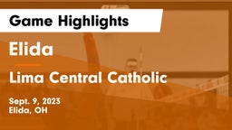 Elida  vs Lima Central Catholic  Game Highlights - Sept. 9, 2023