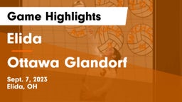 Elida  vs Ottawa Glandorf Game Highlights - Sept. 7, 2023