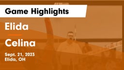 Elida  vs Celina  Game Highlights - Sept. 21, 2023