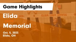 Elida  vs Memorial  Game Highlights - Oct. 5, 2023