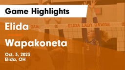 Elida  vs Wapakoneta  Game Highlights - Oct. 3, 2023