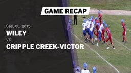 Recap: Wiley  vs. Cripple Creek-Victor 2015