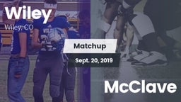Matchup: Wiley vs. McClave 2019