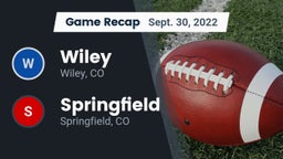 Recap: Wiley  vs. Springfield  2022