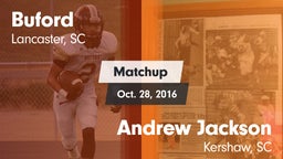 Matchup: Buford vs. Andrew Jackson  2016