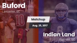 Matchup: Buford vs. Indian Land  2017