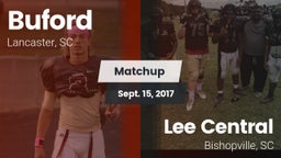 Matchup: Buford vs. Lee Central  2017