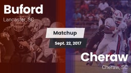 Matchup: Buford vs. Cheraw  2017