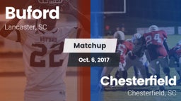 Matchup: Buford vs. Chesterfield  2017
