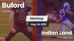 Matchup: Buford vs. Indian Land  2018