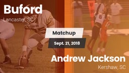 Matchup: Buford vs. Andrew Jackson  2018