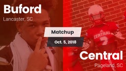 Matchup: Buford vs. Central  2018