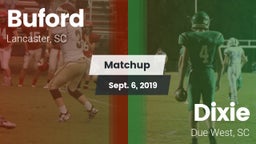 Matchup: Buford vs. Dixie  2019