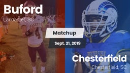 Matchup: Buford vs. Chesterfield  2019