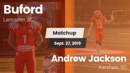 Matchup: Buford vs. Andrew Jackson  2019