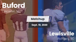 Matchup: Buford vs. Lewisville  2020