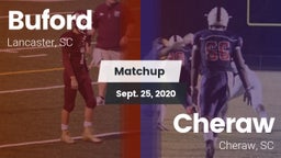 Matchup: Buford vs. Cheraw  2020