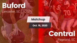 Matchup: Buford vs. Central  2020