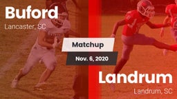 Matchup: Buford vs. Landrum  2020