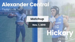 Matchup: Alexander Central vs. Hickory  2019