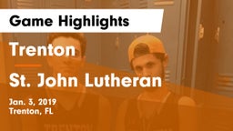 Trenton  vs St. John Lutheran  Game Highlights - Jan. 3, 2019