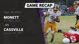 Recap: Monett  vs. Cassville  2015