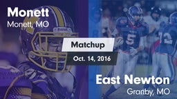 Matchup: Monett  vs. East Newton  2016