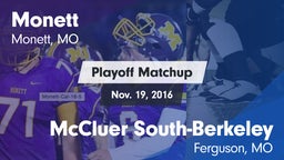 Matchup: Monett  vs. McCluer South-Berkeley  2016