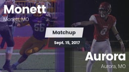 Matchup: Monett  vs. Aurora  2017