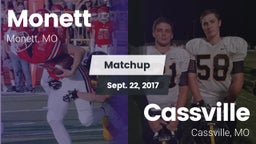 Matchup: Monett  vs. Cassville  2017