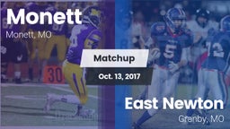 Matchup: Monett  vs. East Newton  2017